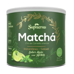 Matchá Sabor Limão com Hortelã Supraervas 200g